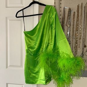 Retrofete Allegra Lime Punch Dress